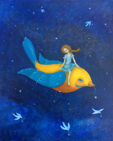 THE STAR BIRDS by artist Joan Charles