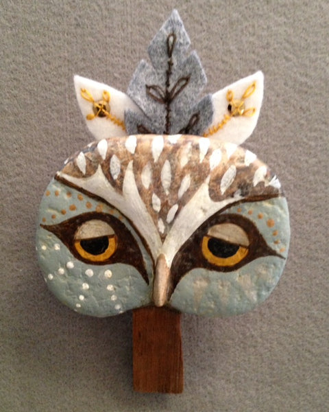 OWL MASK 5 by artist Ulla Anobile
