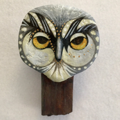 OWL MASK 14 by artist Ulla Anobile