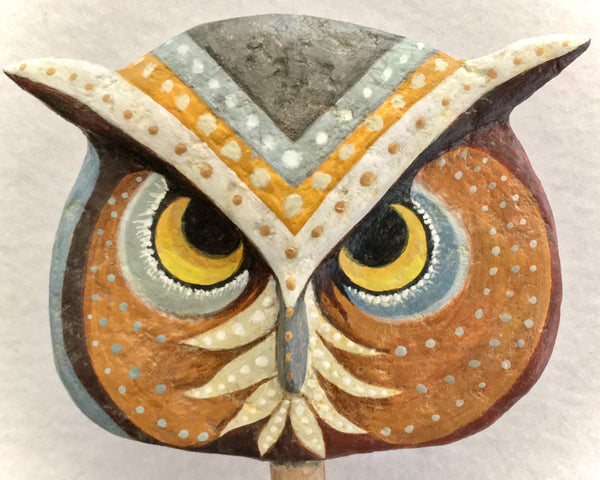 OWL MASK 15 by artist Ulla Anobile