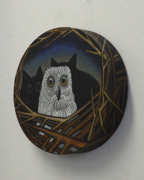 THE NIGHT OWL by artist Janet Olenik