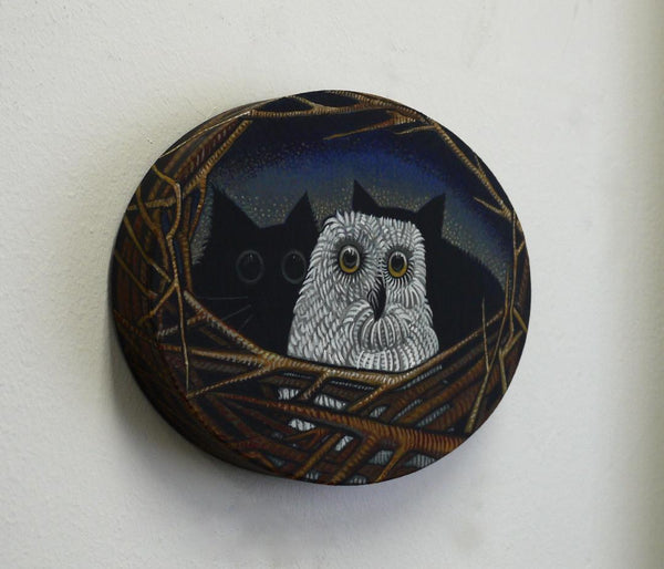 THE NIGHT OWL by artist Janet Olenik