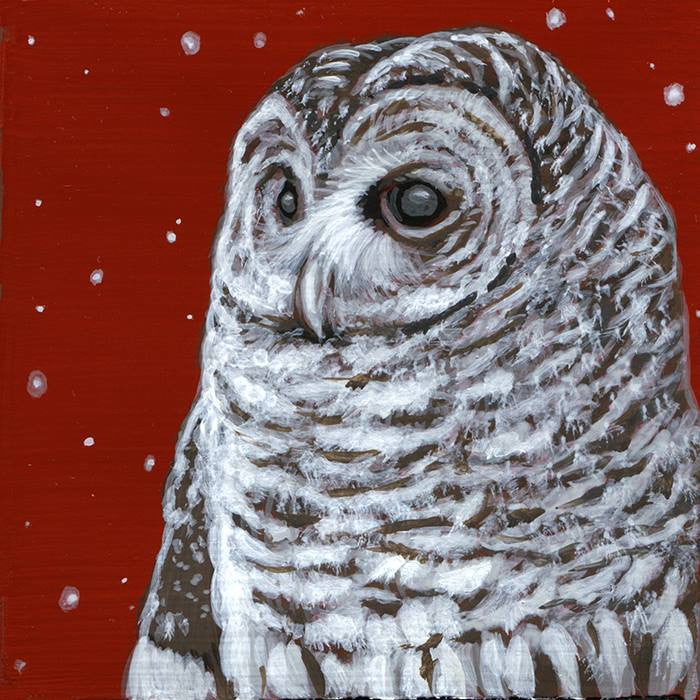 "Owl" by artist Lena Sayadian