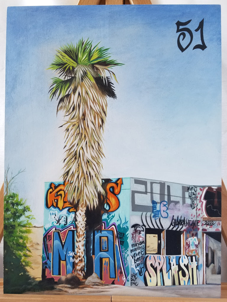 LA PALMA (The Palm Tree) #51 by artist Miriam Martinez