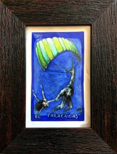 107 EL PARACAIDAS (The Parachute) by artist Patricia Krebs