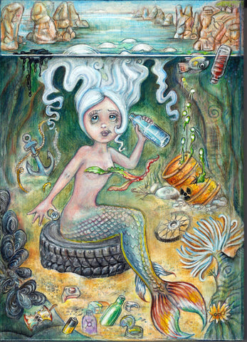 Mermaid by artist Patrizia Ambrosini