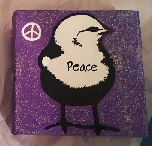 PEACE CHICK by artist Terri Berman