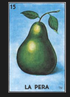 #15 LA PERA (The Pear) by artist Janet Olenik