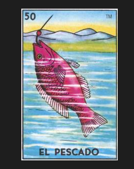 EL PESCADO #50 (The Fish) by artist Emily Costello