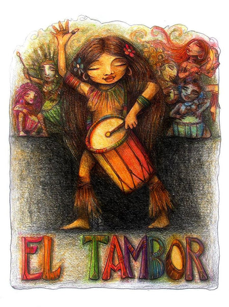 #29 EL TAMBOR (The Drum) by artist Patricia Krebs