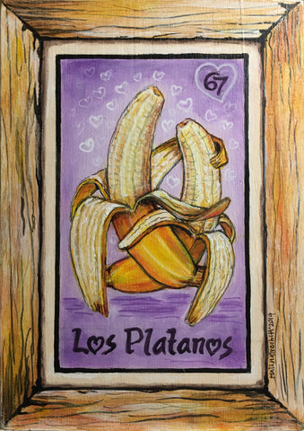 LOS PLATANOS (PELADOS) / The Plantains #67 by artist Gabriela Zapata