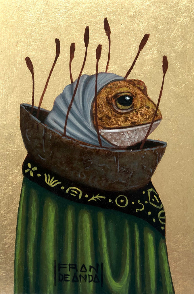 THE MAGICIAN OF THE POND by artist Fran De Anda
