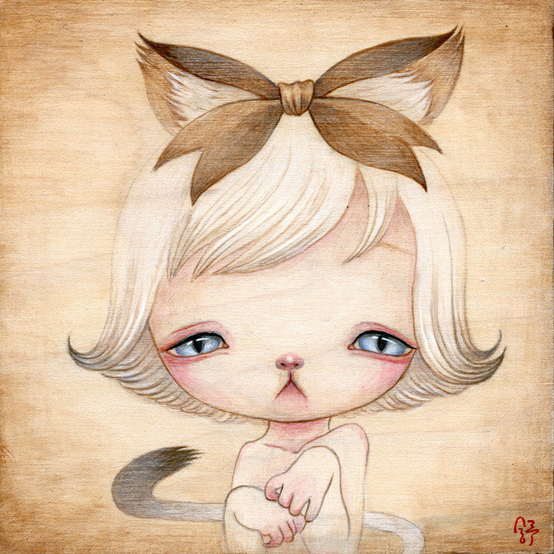 "Present Kitty" by artist YiShu Wang