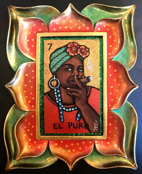 EL PURO (The Cigar) #77 by artist Pamela Enriquez-Courts