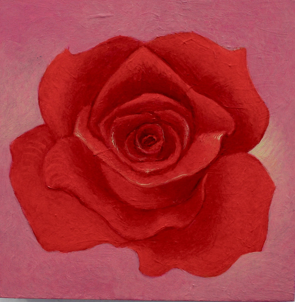 La Rosa de Castilla Red I by artist Janet Olenik