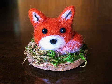 WEE FOX RED #3 by artist Francesca Rizzato