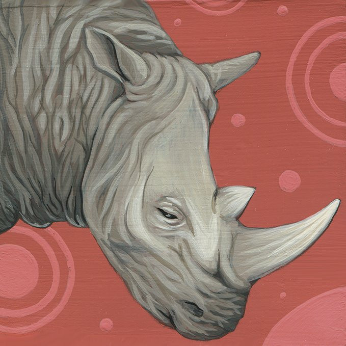 "Rhino" by artist Lena Sayadian