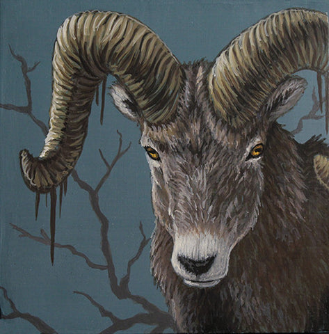 Rooted Ram by artist Lena Sayadian