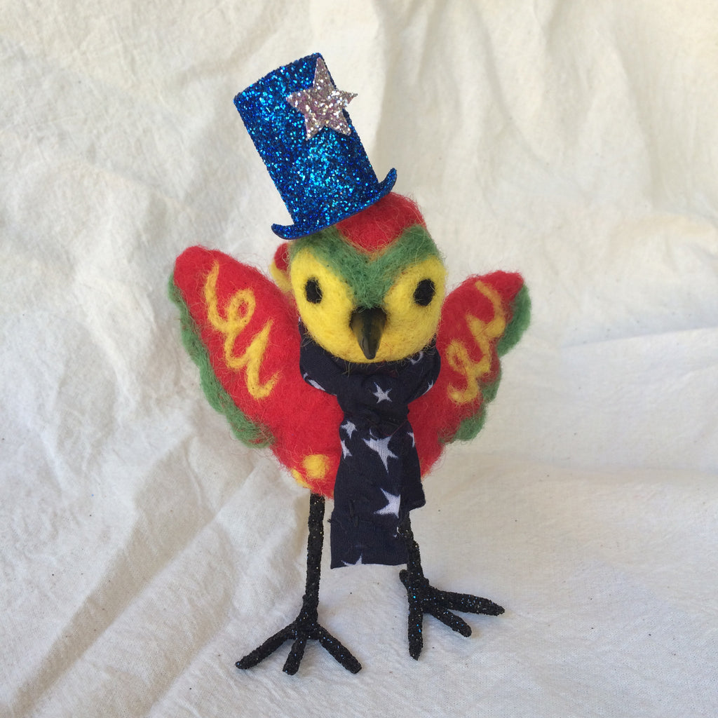 "Sir Barnaby Bird" by artist Christine Benjamin