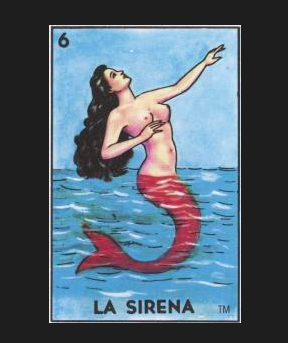 LA SIRENA #6 (The Mermaid) ~ Sea Ride ~ by artist Olga Ponomarenko