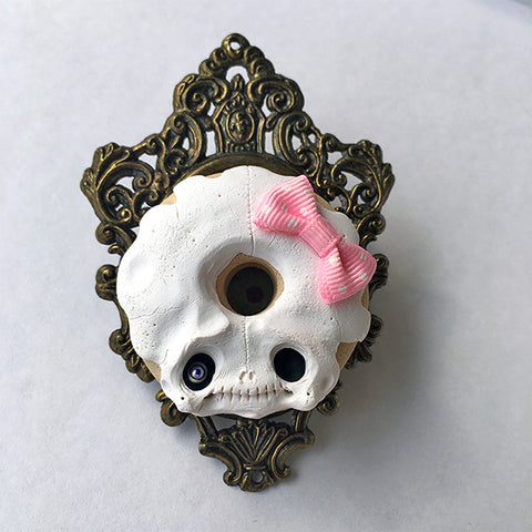 SKULL DONUT by artist Nobu Happy Spooky