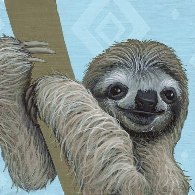 "Sloth Sloth" by artist Lena Sayadian