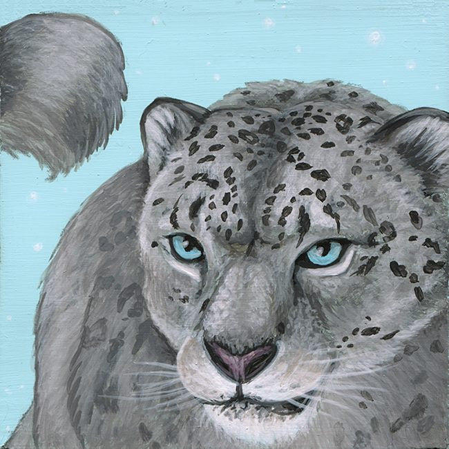 "Snow Leopard" by artist Lena Sayadian