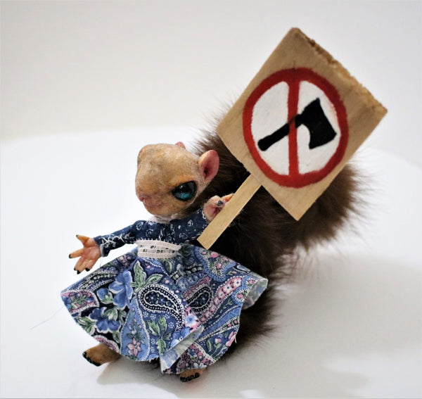 PROTESTING SQUIRREL 1 by Melissa Panth
