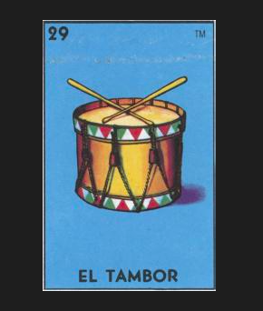 #29 EL TAMBOR (The Drum) by artist Patricia Krebs