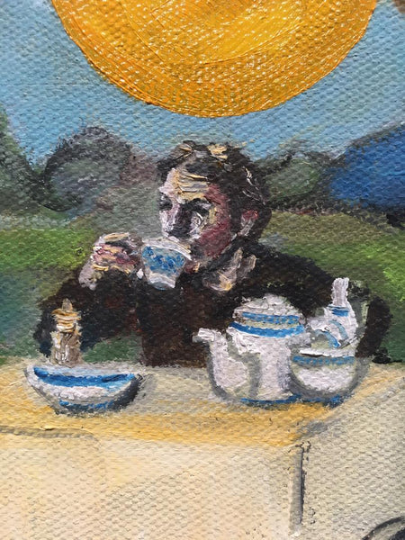 OAT STRAW TEA FOR TILLERMAN by artist Nancy Cintron