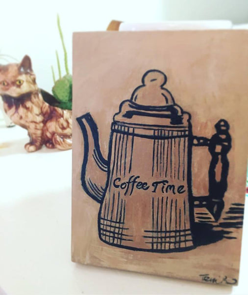 LA CAFETERA #89 (The Coffee Pot) by artist Terri Berman