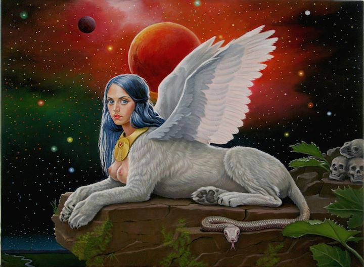 Winged Legend of Thebes by artist Olga Ponomarenko