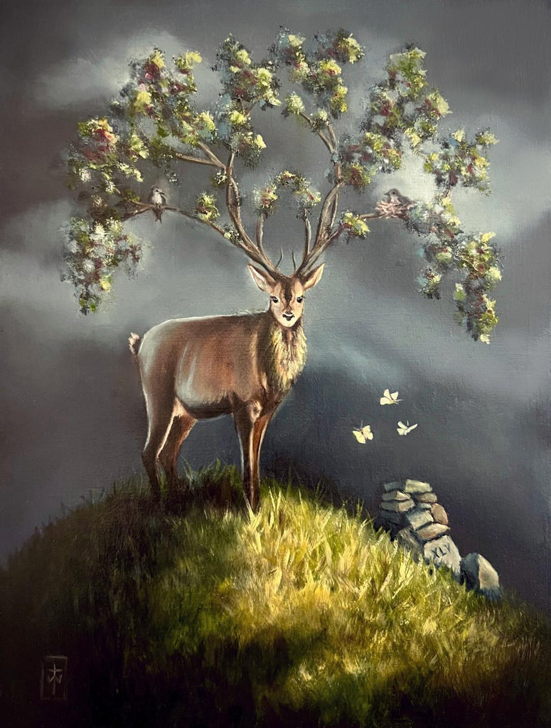 45 EL VENADO (The Deer) by artist Terri Woodward