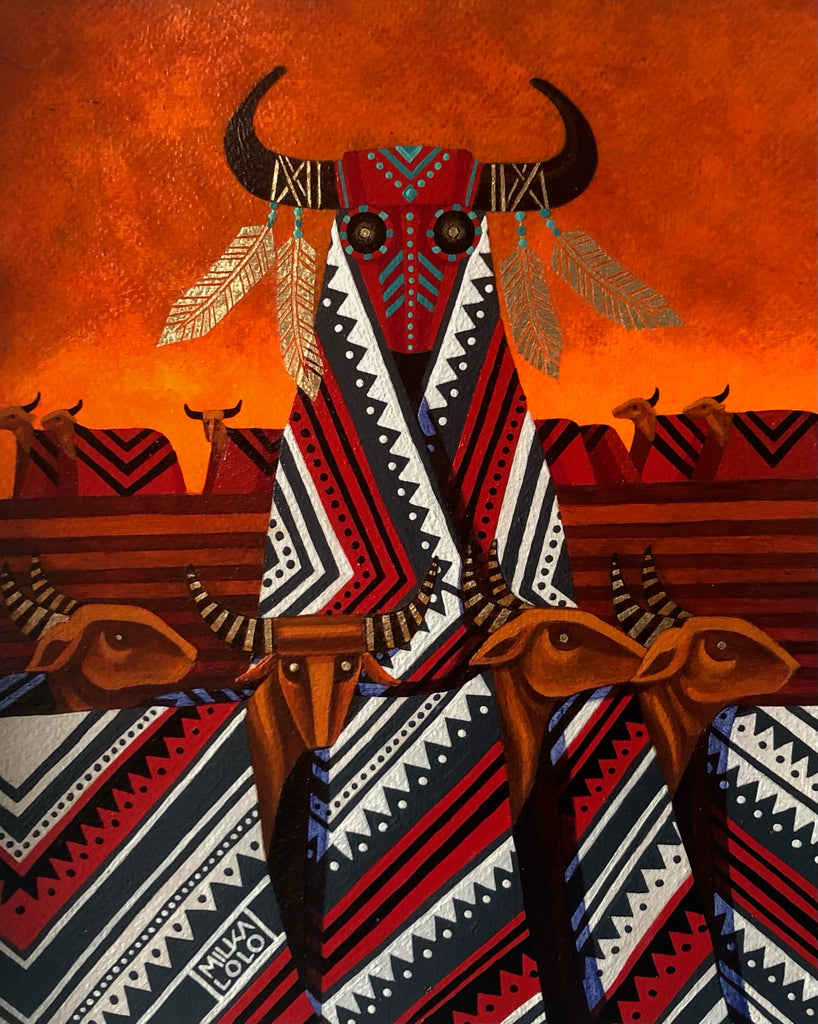 THE MOVING TRIBE SPIRIT by artist Milka LoLo
