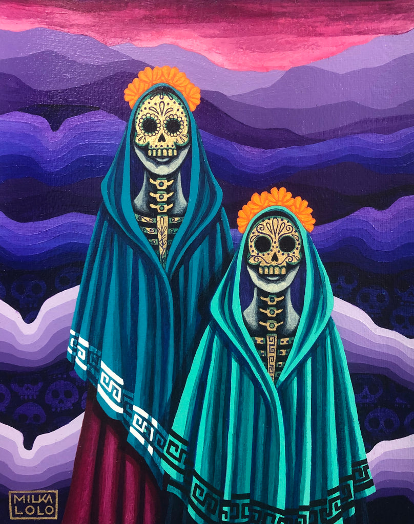 LOS DIOSES DEL INFRAMUNDO / THE GODS OF THE UNDERWORLD by artist Milka LoLo