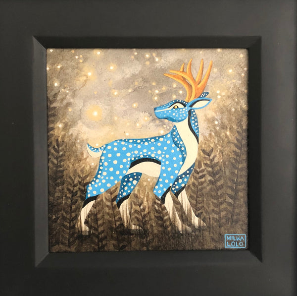El Venado Azul (The Blue Deer) by artist Milka LoLo
