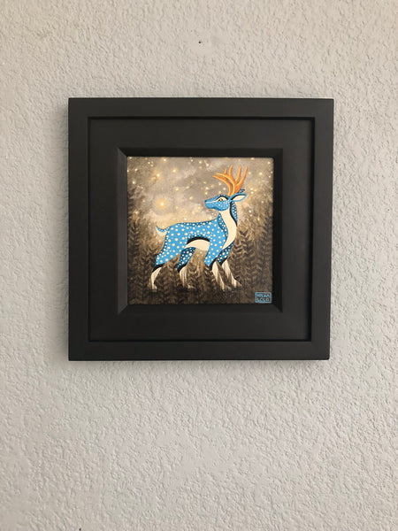 El Venado Azul (The Blue Deer) by artist Milka LoLo
