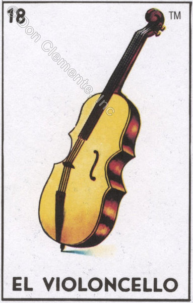 EL VIOLONCELLO (The Cello) #18 by artist Nancy Cintron