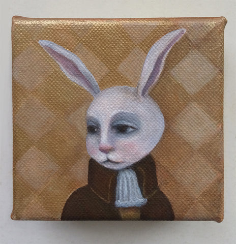 THE WHITE RABBIT by artist Joan Charles